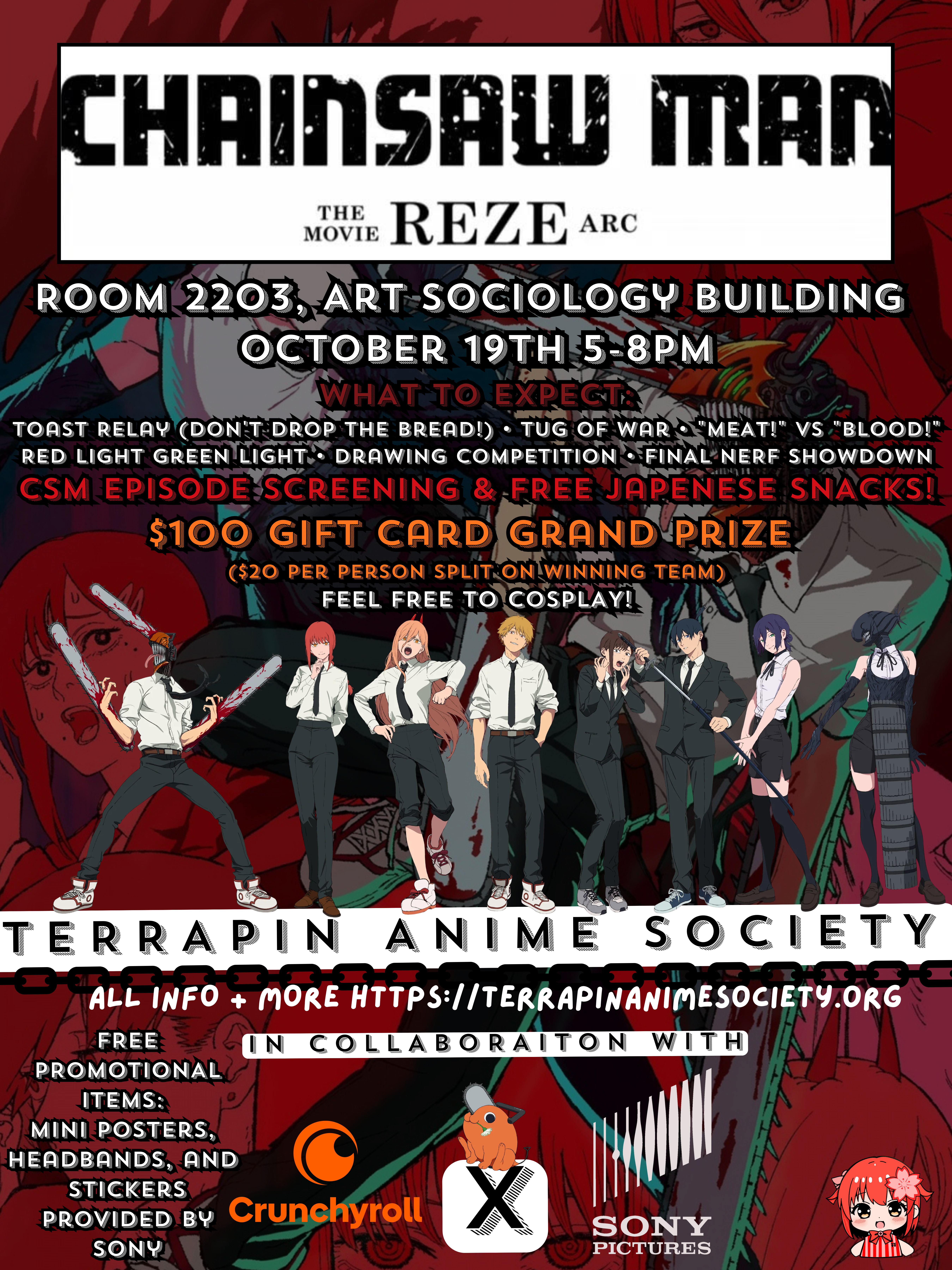 Chainsaw Man Event Poster