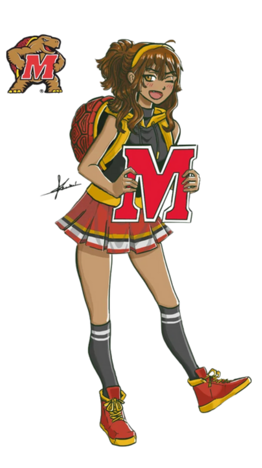 Testudo-chan Mascot